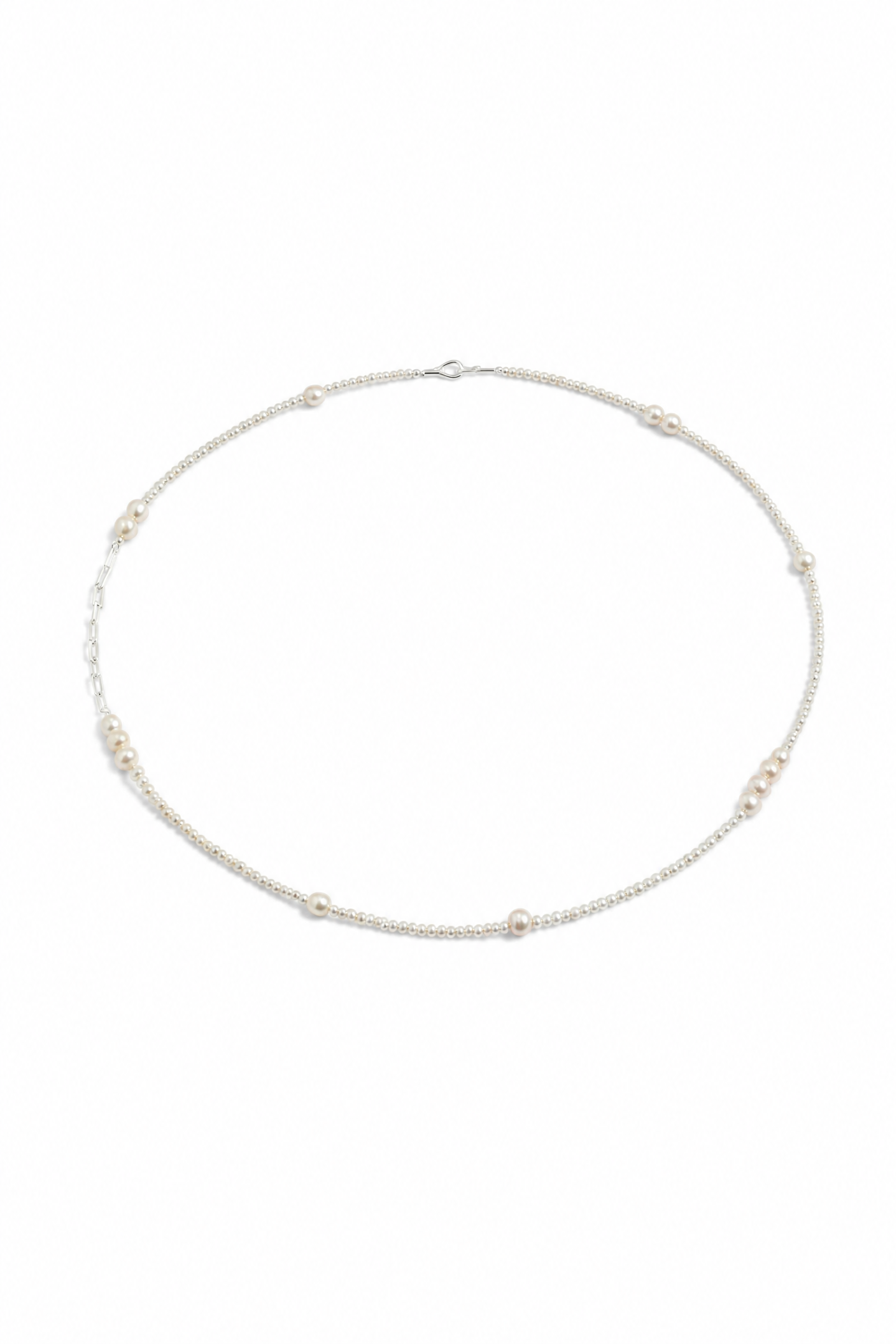 SILVER THREAD · Sterling Silver Long Necklace