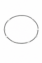 INKED LUSTER · Clear Quartz & Tourmaline Long Necklace