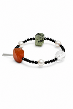 EMERALD & OBSIDIAN GLOW · Multi-Stone Bracelet