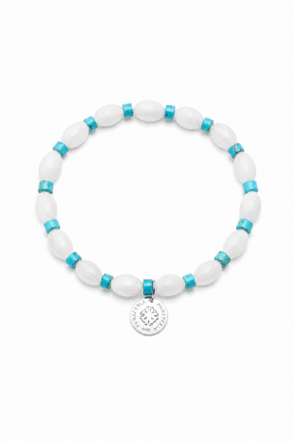 PALE TIDEMARK · Shell & Turquoise Bracelet