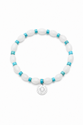 PALE TIDEMARK · Shell & Turquoise Bracelet