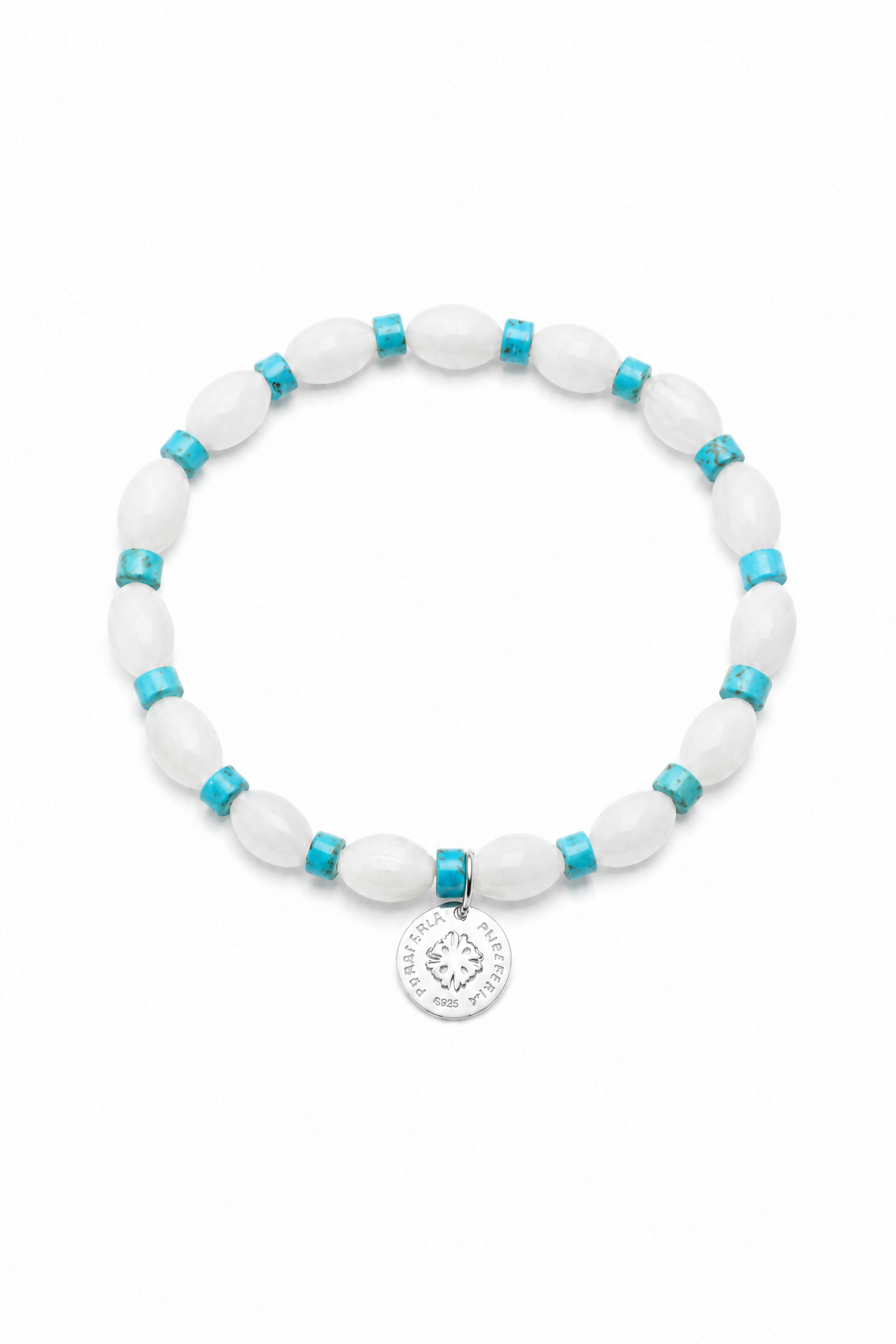 PALE TIDEMARK · Shell & Turquoise Bracelet