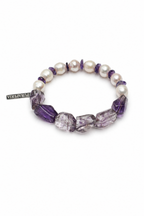 VIOLET DUST · Amethyst & Pearl Bracelet