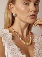 DAWN CRAG · Baroque Pearl & Citrine Necklace