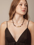 OBSIDIAN RAMPART · Multi-Stone Necklace